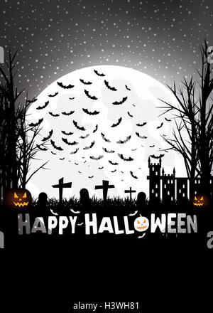 Trick or treating sur Halloween Illustration de Vecteur