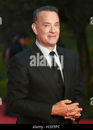 L'Italie, Rome, 13 Octobre 2016 : Tom Hanks au tapis rouge au Festival du Film de Rome 2016 Crédit photo : Fabio Mazzarella/Sintesi/Alamy Live News Banque D'Images