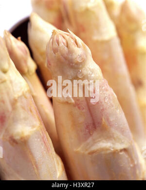 Les asperges, blanc, détail, d'asperges, toujours la vie, lily les plantes, les aliments, manger, nutrition, les légumes, les asperges, asperges, asperges asperges servi entier, bâtons, asperges, riches en vitamines, en bonne santé, Close up, Banque D'Images