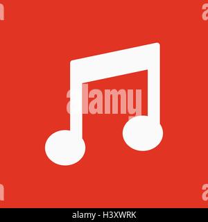 L'icône de disque de musique. Symbole musical. Télévision Illustration de Vecteur