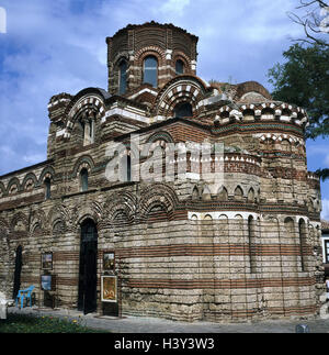 La Bulgarie, Nesebar, Pantokrator church, détail, au Sud-Est, Europe, Nessebar, église, structure, style architectural, byzantine, l'architecture, la culture, le lieu d'intérêts, à l'extérieur Banque D'Images