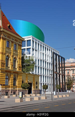 Nouveau bâtiment de l'Académie de musique de l'Université de Zagreb, Croatie Banque D'Images