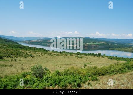 Barrage Pchelina, Bulgarie Banque D'Images