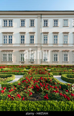 Les jardins baroques au Palais Mirabell à Salzbourg, Autriche Banque D'Images