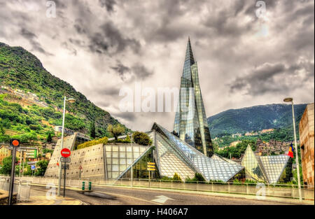 Caldea, un spa resort à Escaldes-Engordany, Andorre Banque D'Images