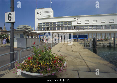 Allemagne, Bade-Wurtemberg, Friedrichshafen, le musée Zeppelin, Europe, ville, ville, district, ville partie point d'intérêt, musée, musée Zeppelin, la technologie, l'art, de la technologie du Canada, le musée des arts, de la culture, d'un bâtiment, d'architecture, Banque D'Images