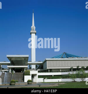 La Malaisie, Kuala Lumpur, Masjid Negara, en 1965, vue, Asie, capital, state mosque, mosquée, la structure, l'architecture, de la culture, de l'architectural, site d'intérêt Banque D'Images