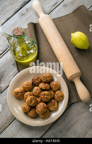 faire des cookies Banque D'Images