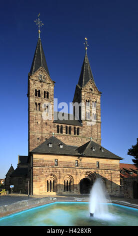 Cathédrale St Peter, Fritzlar, Hesse, Allemagne, Banque D'Images