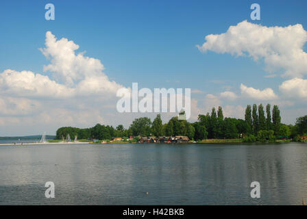 L'Allemagne, 1, Schwerin, Schweriner lac, île Kaninchenwerder, Banque D'Images