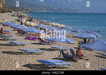 Votsalakia Beach, île de Samos, île de la Méditerranée, la Grèce, l'Europe, Banque D'Images