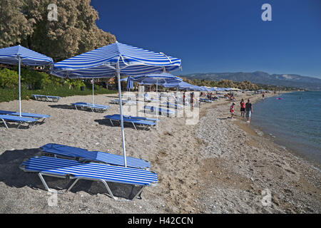 Votsalakia Beach, île de Samos, île de la Méditerranée, la Grèce, l'Europe, Banque D'Images