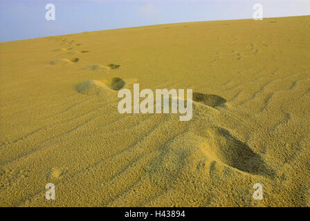 Du sable, de pas, de la Lituanie, Nida, 'big', dunes national park health resort grand bay bar, Banque D'Images