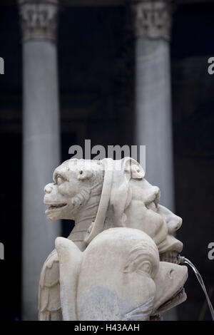 Italie, Rome, Piazza della Rotonda, bien la figure, medium close-up, détail, Banque D'Images