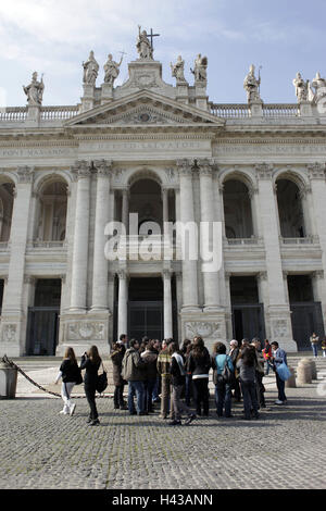 L'Italie, Rome, la basilique de San Giovanni in Laterano, Banque D'Images