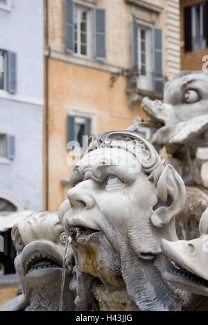 Italie, Rome, Piazza della Rotonda, bien la figure, medium close-up, détail, Banque D'Images