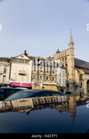 Centre-ville Bagneres-De-Bigorre, France, Banque D'Images