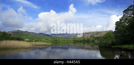 La Grande-Bretagne, l'Angleterre, Cumbria, District de saumure, Lake Road, Banque D'Images