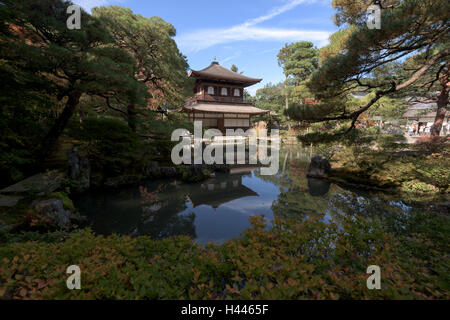 Kyoto, Japon - Nov 11, 2015 : Ginkakuji Temple et Garden Kyoto, au Japon. Banque D'Images