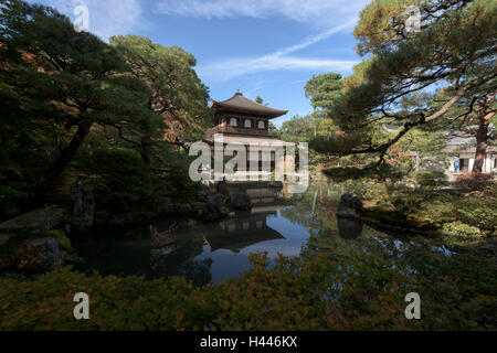 Kyoto, Japon - Nov 11, 2015 : Ginkakuji Temple et Jardin Kyoto au Japon. Banque D'Images