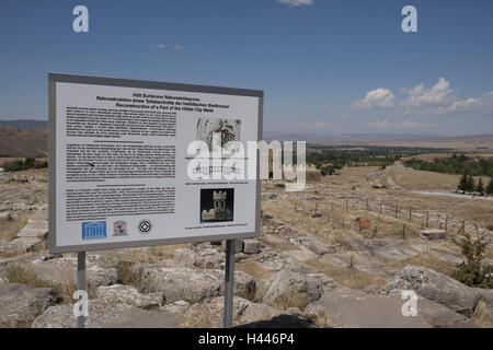 La Turquie, la mer Noire, d'excavation, de l'information, Banque D'Images