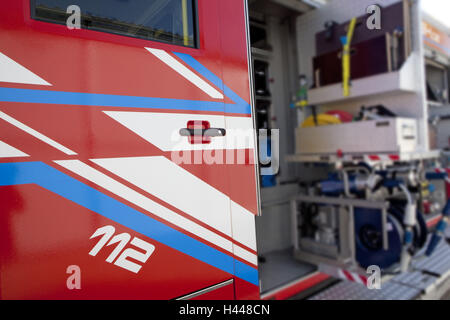 Fire Engine, détail, Banque D'Images