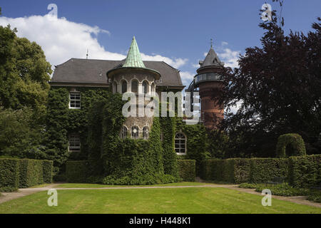 L'Allemagne, en Rhénanie du Nord-Westphalie, Mülheim dans la dysenterie, château Styrum et Verseau Musée de l'eau, Banque D'Images