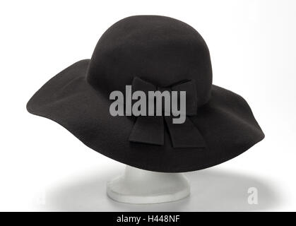 Hat, lady's hat, noir, Banque D'Images