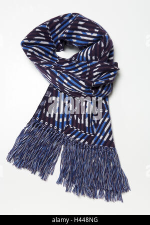 Foulard, bleu, Chanel, Banque D'Images