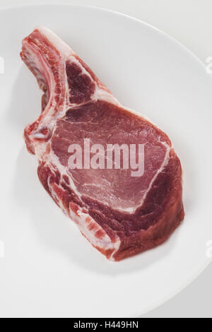 Plaque, côtelette, matières, détails, Banque D'Images