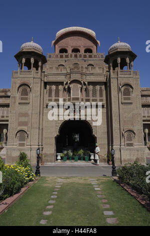 L'Inde, du Rajasthan, Bikaner, architecture, palace, Banque D'Images