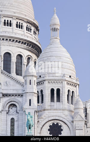 France, Paris, Montmartre, Sacré-Coeur, détail, Banque D'Images