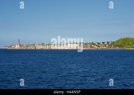 Allemagne, Schleswig - Holstein, Kiel, baignoire Baltique Laboe, port de plaisance, Banque D'Images