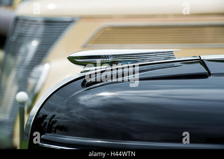 1937 Buick huit hood ornament. Classic American car Banque D'Images