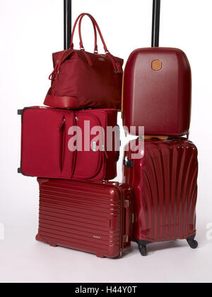 Valise, rouler les valises, sacs, tour, Banque D'Images