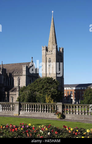 L'Irlande, Dublin, la Cathédrale St Patrick, Banque D'Images
