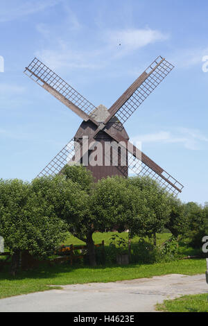 Allemagne, Mecklembourg-Poméranie-Occidentale, Greifswald (ville), moulin de Wieck, Banque D'Images