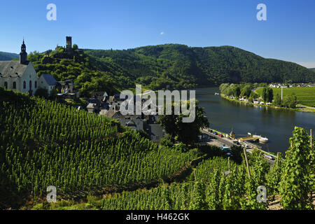 Allemagne, Rhénanie-Palatinat, vallée de la Moselle, hache de pierre, Banque D'Images