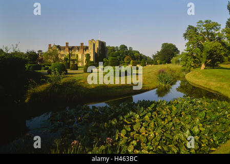 Le château de Hever. Kent. L'Angleterre. UK Banque D'Images