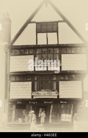 L'ancien Kings School shop également connu sous le nom de Sir John Boy's House. Canterbury. Kent. L'Angleterre. UK Banque D'Images