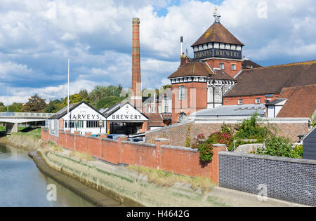 Harveys Brasserie à Lewes, East Sussex, Angleterre, Royaume-Uni. Banque D'Images