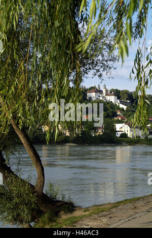 Allemagne, Bavière, Passau, Inn, cloître, Mariahilf Banque D'Images