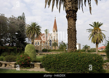 L'Afrique, la Namibie, Windhoek, Khomas, région de l'Église du Christ, le palm garden, Banque D'Images