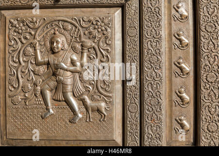 Temple Karni Mata, Rajasthan, Inde Banque D'Images