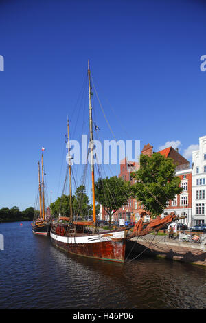 Allemagne, Schleswig - Holstein, Lübeck, Holstenhafen, Banque D'Images