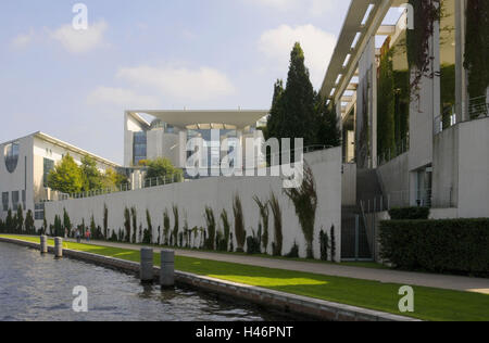 La Spree, Bettina-von-Arnim-Ufer, zoo, Berlin, Allemagne, Banque D'Images