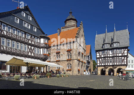 Allemagne, Hesse, le nord de la Hesse, le domaine de la SLA, marché, Banque D'Images