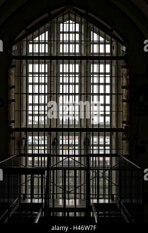 Her Majesty's Prison la lecture, l'Angleterre a ouvert ses portes au public en 2016 - La fenêtre 'C' au niveau de l'Aile 3 Banque D'Images