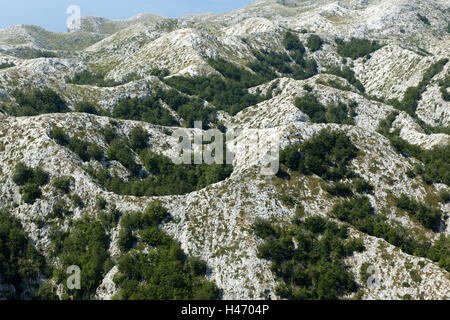 La Croatie, Dalmatie, Makarska, réserve naturelle, Biokovo Banque D'Images