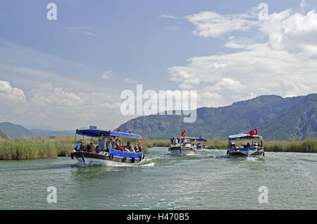 La Turquie, côte sud-ouest, province de Mugla, Dalyan, Banque D'Images